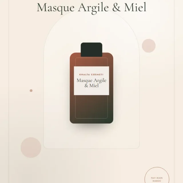 Masque à l’argile rouge et au miel